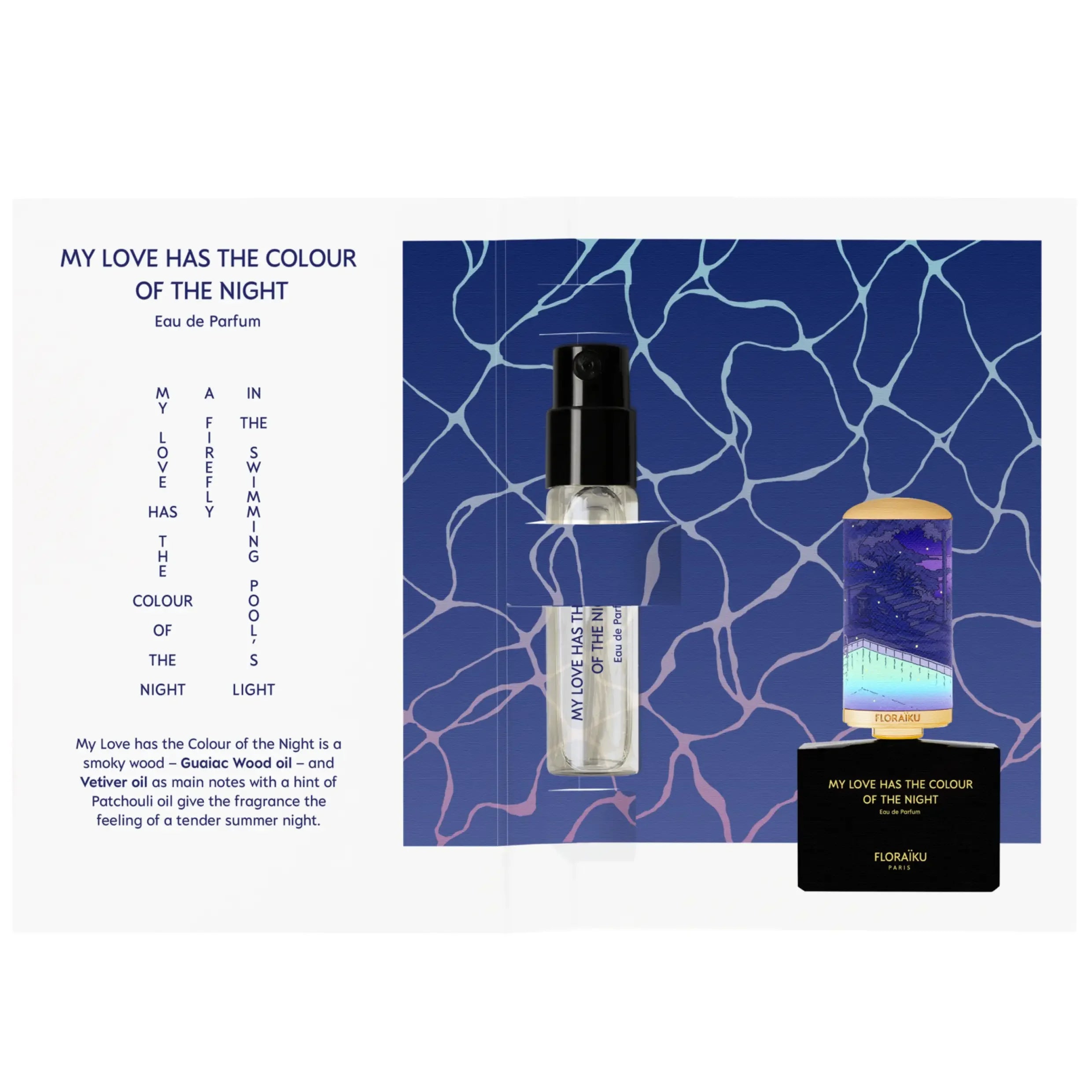 Floraïku Paris | MY LOVE HAS THE COLOUR OF THE NIGHT (100%